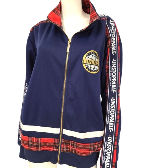 One Color One Nation Zippered Track Jacket - Picture 1 of 7